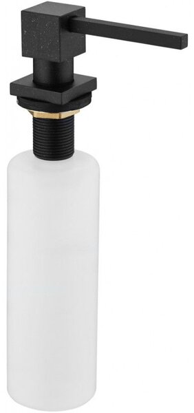 Mexen dozator de săpun pentru chiuvetă, negru cu pete - 6605320-76