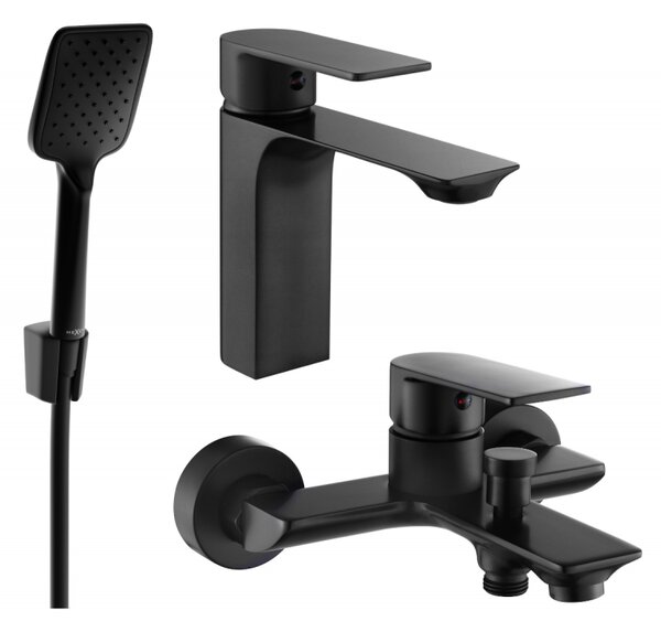 Mexen Alexa R62 set de baie, negru - 71203R62-70