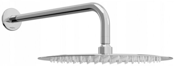 Cap de ploaie Mexen Slim 25 cm cu braț de duș 40 cm, crom, 79225211-00