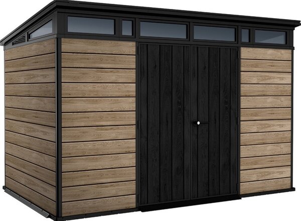 Casuta de gradina Penthouse 11 x 7 Keter, Signature, Venetian, Ashwood