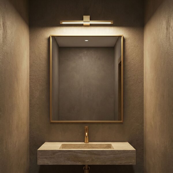 Aplică LED pentru baie SWE046-1W 40cm GOLD BRUSH