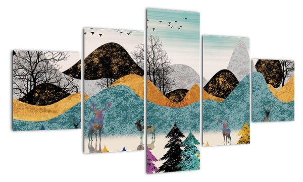 Tablou modern (125x70cm)
