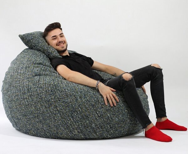 Set Fotoliu King Size cu Perna, Material Textil - Nordic Field