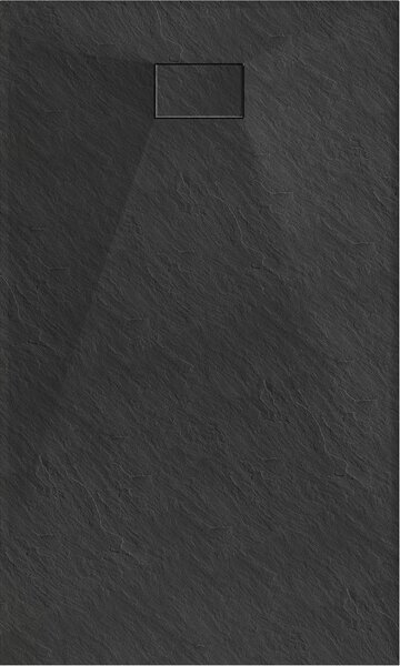 Mexen Hugo, cadă de duș dreptunghiulară SMC 140 x 70 cm, negru mat, 42707014