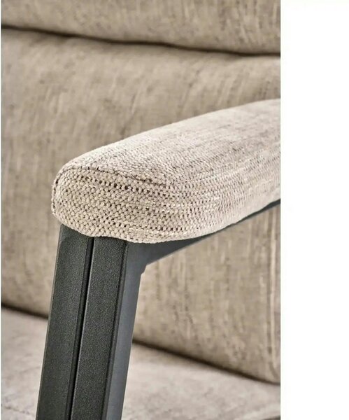 Scaun birou ADRIANO, bej, stofa clasica - Odin 28, 65x70x104/110 cm