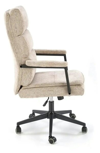 Scaun birou ADRIANO, bej, stofa clasica - Odin 28, 65x70x104/110 cm