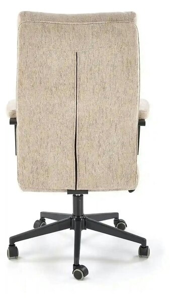 Scaun birou ADRIANO, bej, stofa clasica - Odin 28, 65x70x104/110 cm
