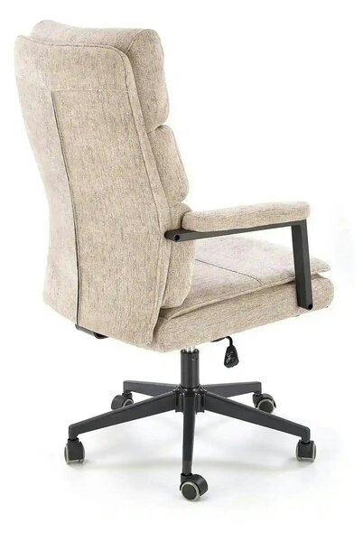 Scaun birou ADRIANO, bej, stofa clasica - Odin 28, 65x70x104/110 cm