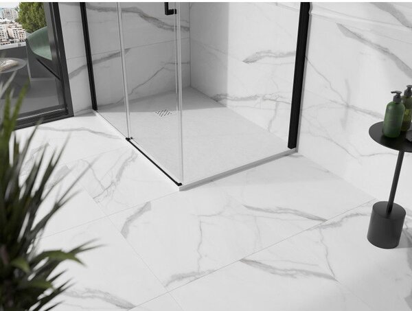 Mexen Stone+ cadă de duș rectangulară de compozit 80 x 70 cm, alb - 44107080