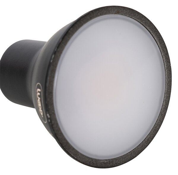 Set 5 becuri Lampa LED Smart GU10 reglabila neagra 7W 600 lm 3000K
