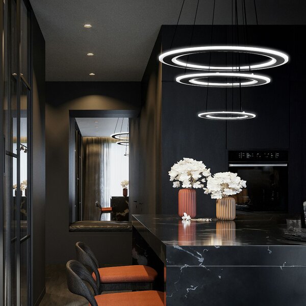 Lampa LED G040-3CP Black