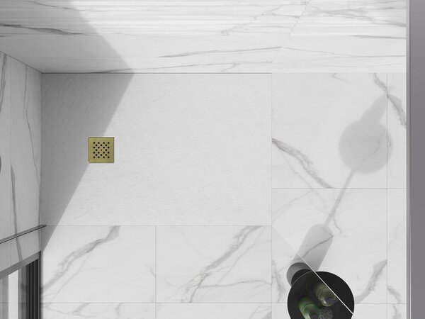 Mexen Stone+ mască pentru cadă de duș, auriu - 44910050