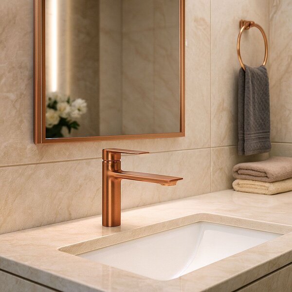 Baterie pentru baie REA Storm COPPER BRUSH Low