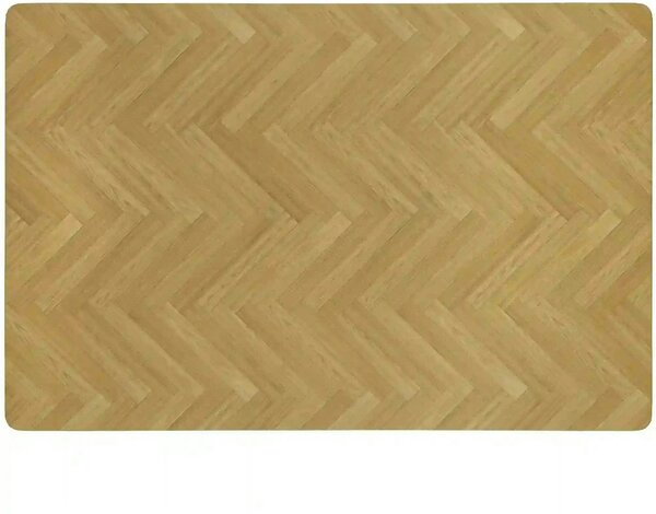 Masa BERTO, stejar/negru, 120x80x77 cm