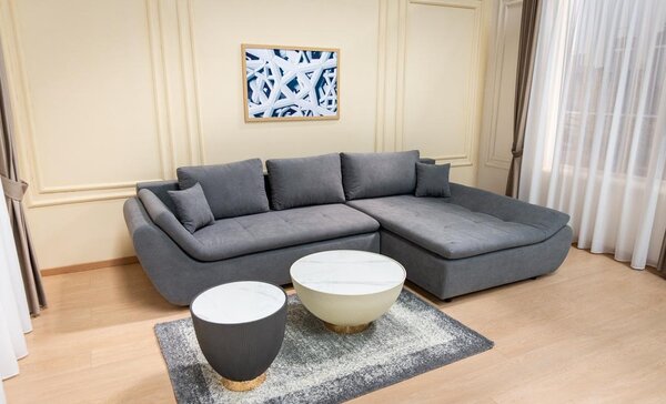 Colțar Extensibil Relax Gri Deschis- Vega 33 Dreapta