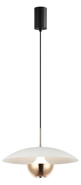 Candelabru LED suspendat pe cablu VALIA LED/9W/230V alb/auriu