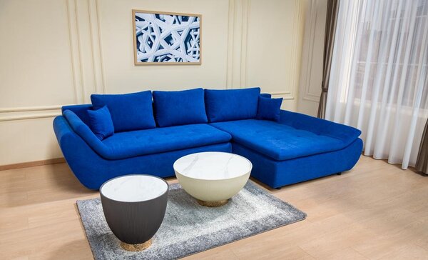 Colțar Extensibil Relax Albastru - Vega 38 Dreapta