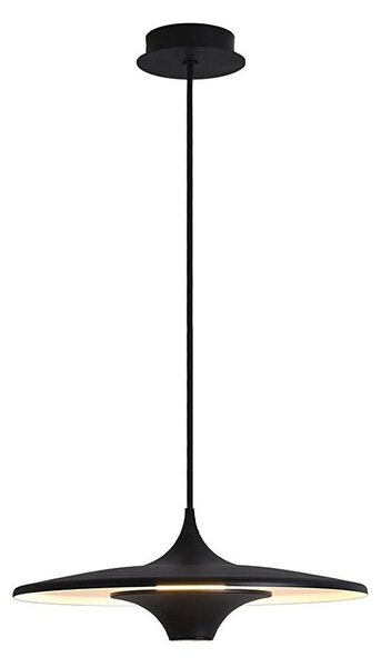 Lustră LED suspendată pe cablu RENE LED/19W/230V CRI 90 neagră