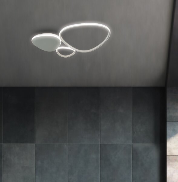 Aplica de perete LED HELIX LED/33W/230V gri