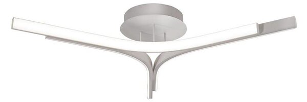 Lustră LED aplicată ALTA LED/30W/230V argintie