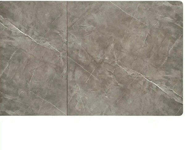 Masa extensibila CHARLES, gri/negru, 180/260x90x76 cm
