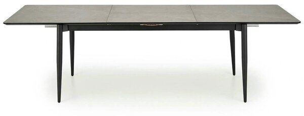Masa extensibila CHARLES, gri/negru, 180/260x90x76 cm