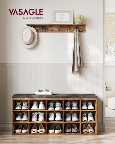 Bancuta pantofar Maro Vasagle 105x30x48 cm