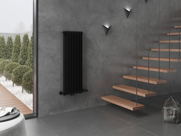 Mexen Kansas radiator decorativ 1200 x 420 mm, 842 W, negru - W204-1200-420-00-70