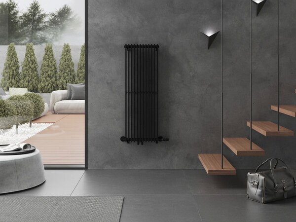 Mexen Kansas radiator decorativ 1200 x 420 mm, 842 W, negru - W204-1200-420-00-70