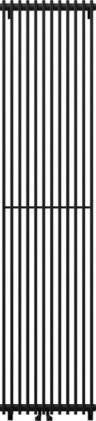 Mexen Kansas radiator decorativ 1800 x 420 mm, 1242 W, negru - W204-1800-420-00-70