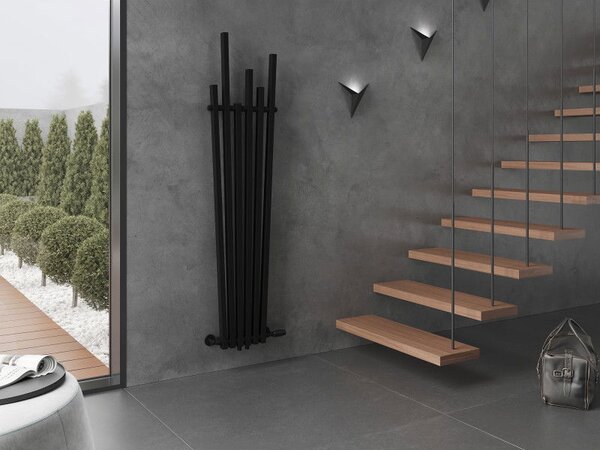 Mexen Omaha radiator decorativ 1800 x 420 mm, 655 W, negru - W208-1800-420-00-70