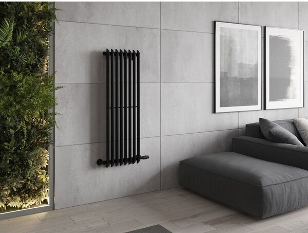 Mexen Atlanta radiator decorativ 1200 x 405 mm, 646 W, negru - W211-1200-405-00-70