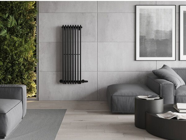 Mexen Atlanta radiator decorativ 1200 x 405 mm, 646 W, negru - W211-1200-405-00-70