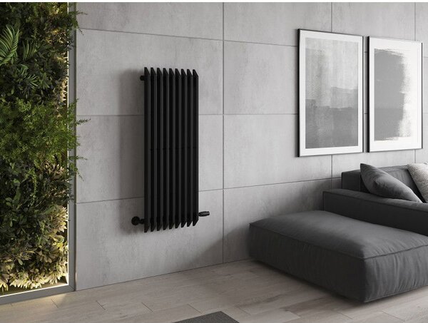 Mexen Aurora radiator decorativ 1200 x 450 mm, 917 W, negru - W212-1200-450-00-70