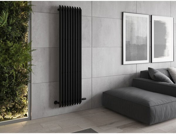 Mexen Aurora radiator decorativ 1800 x 450 mm, 1347 W, negru - W212-1800-450-00-70