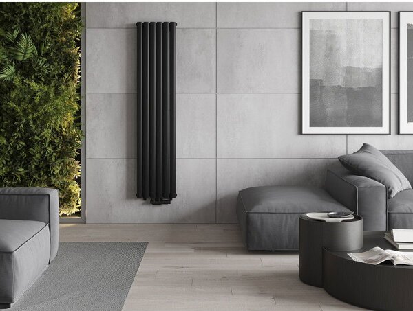 Mexen Dallas radiator decorativ 1600 x 360 mm, 1039 W, negru - W214-1600-360-00-70