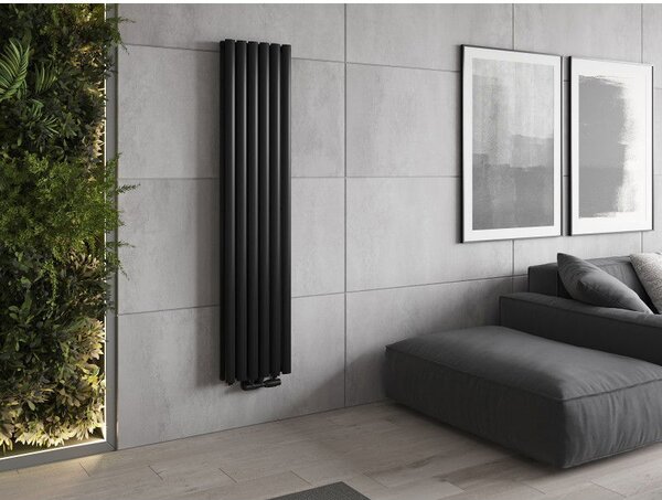Mexen Dallas radiator decorativ 1600 x 360 mm, 1039 W, negru - W214-1600-360-00-70