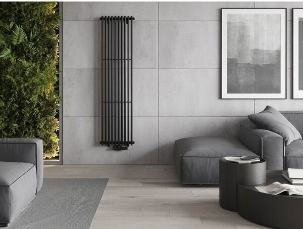 Mexen Tulsa radiator decorativ 1600 x 420 mm, 613 W, negru - W219-1600-420-00-70