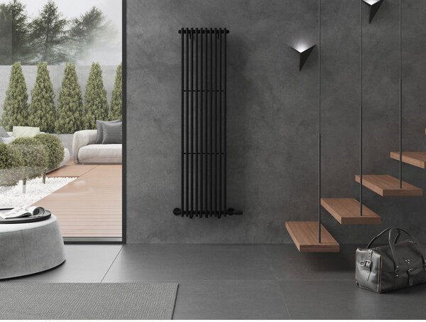Mexen Tulsa radiator decorativ 1600 x 420 mm, 613 W, negru - W219-1600-420-00-70