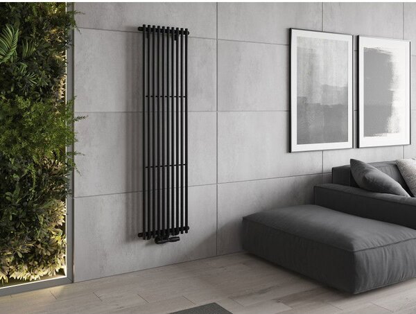 Mexen Tulsa radiator decorativ 1600 x 420 mm, 613 W, negru - W219-1600-420-00-70