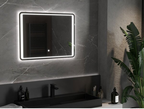Mexen Zusa, oglinda baie LED cu iluminare din spate 80x60 cm, 6000K, anti-aburire, 9808-080-060-611-00