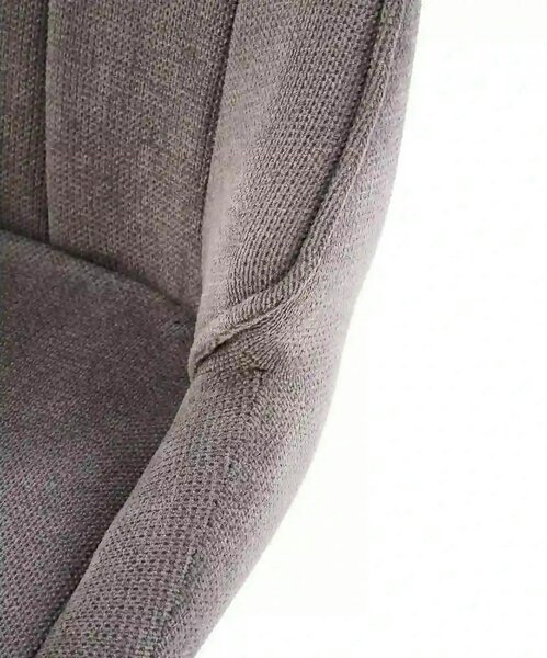 Scaun bar H122, gri - Vardo 11/negru, stofa clasica/metal, 50x54x96/11