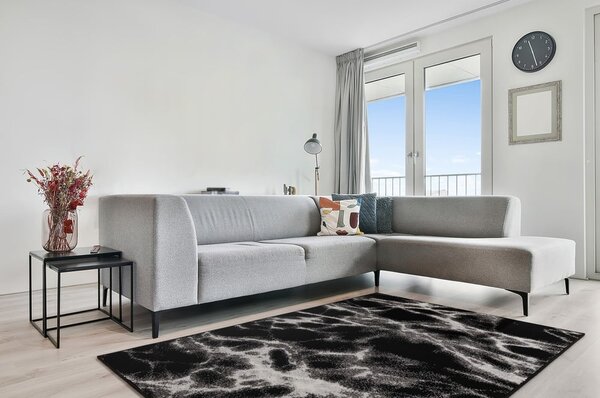 Covor negru-alb 200x280 cm Avanti – FD