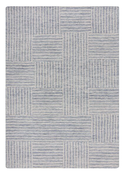 Covor albastru deschis țesut manual din lână 160x230 cm Memphis Wool – Flair Rugs