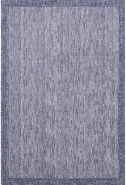 Covor albastru închis din lână 200x300 cm Linea – Agnella