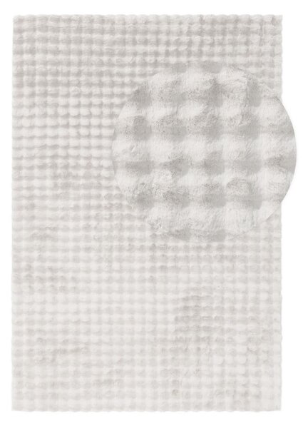 Covor alb lavabil 150x230 cm Bubble White – Mila Home