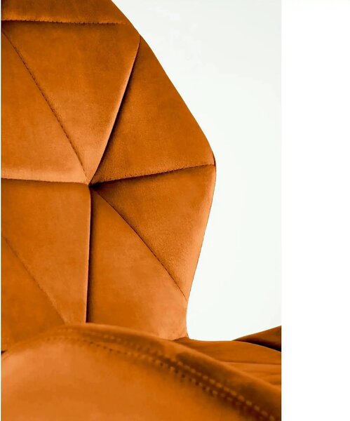Scaun bucatarie material textil K453, caramiziu, 48x53x86 cm