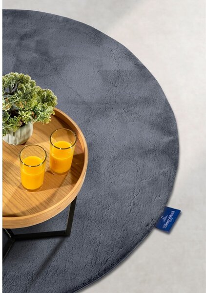 Covor gri antracit rotund ø 160 cm Leon – Villeroy&Boch
