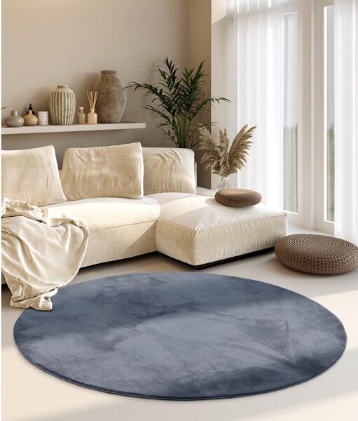 Covor gri antracit rotund ø 160 cm Leon – Villeroy&Boch