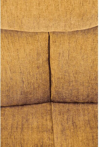Scaun pentru living rotativ K495, galben/negru, stofa clasica/metal, 6